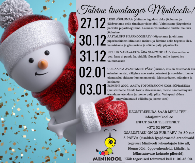 MINIKOOLI TALVINE LINNALAAGER 2019